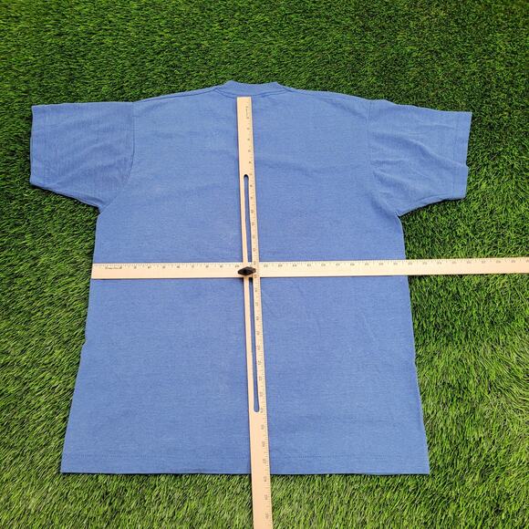 Vintage 80s Tennessee Shirt Womens XL 22x28 Faded Blue USA - Picture 6 of 15